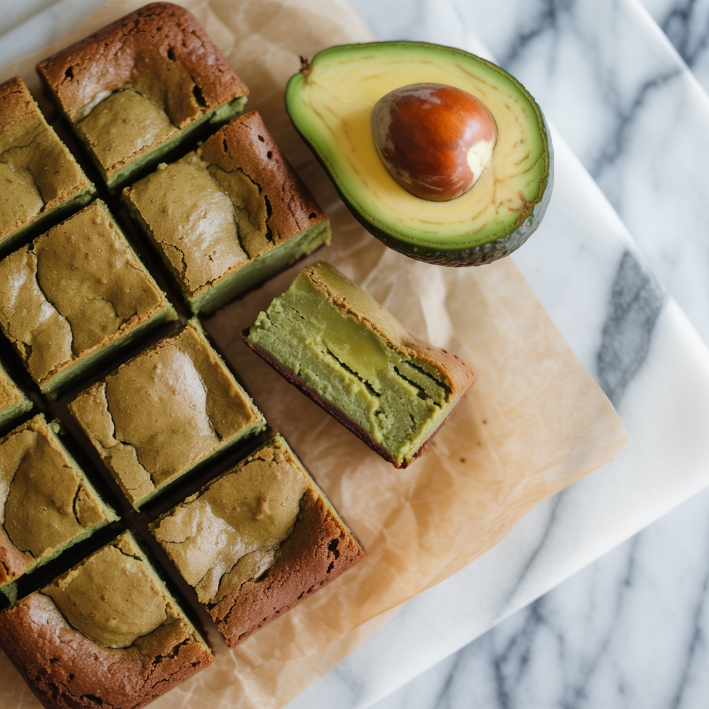 Avocado Protein Brownies