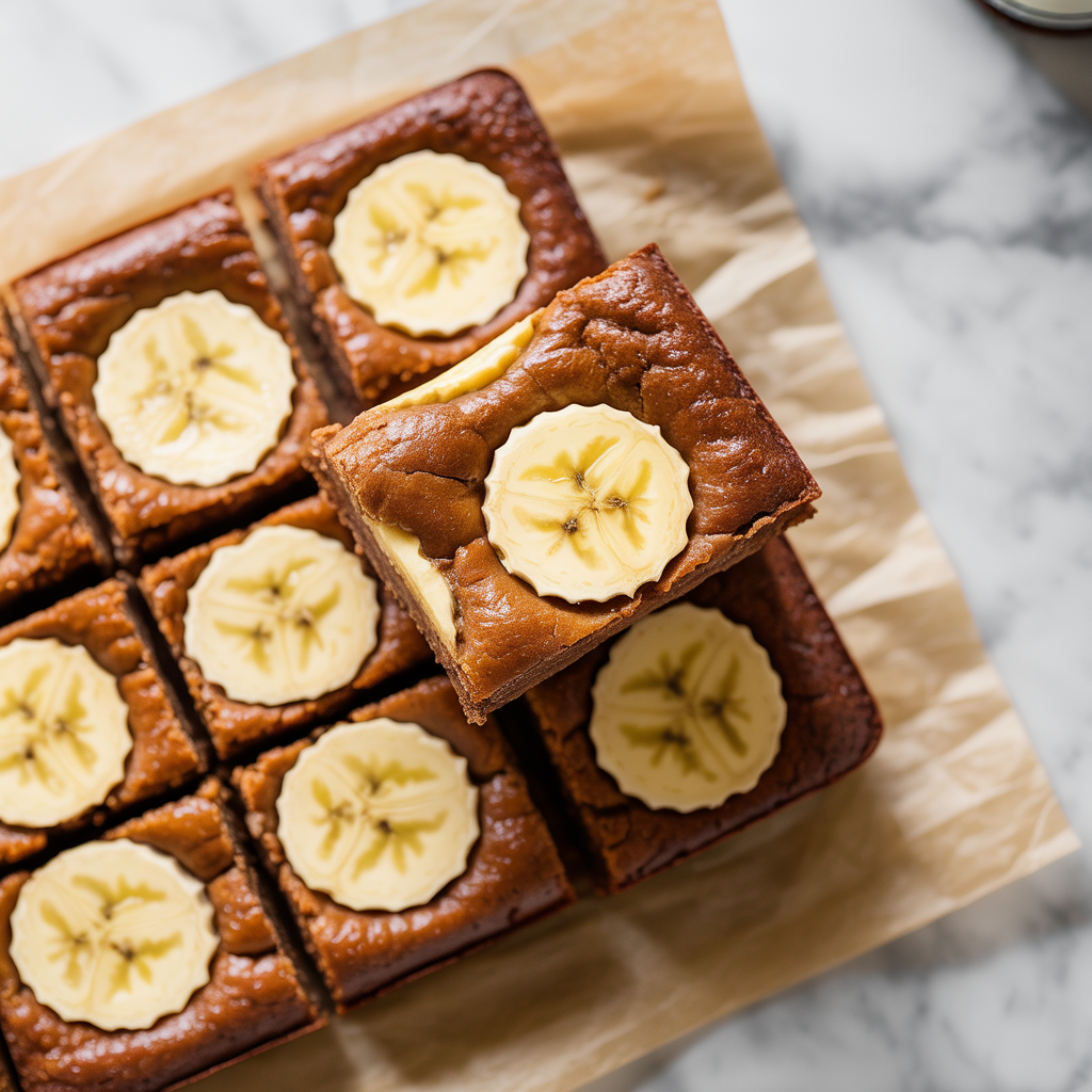 Banana Protein Brownies