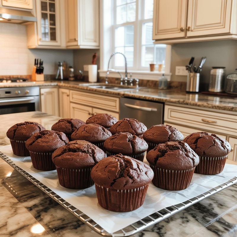 Chocolate Protein Muffins