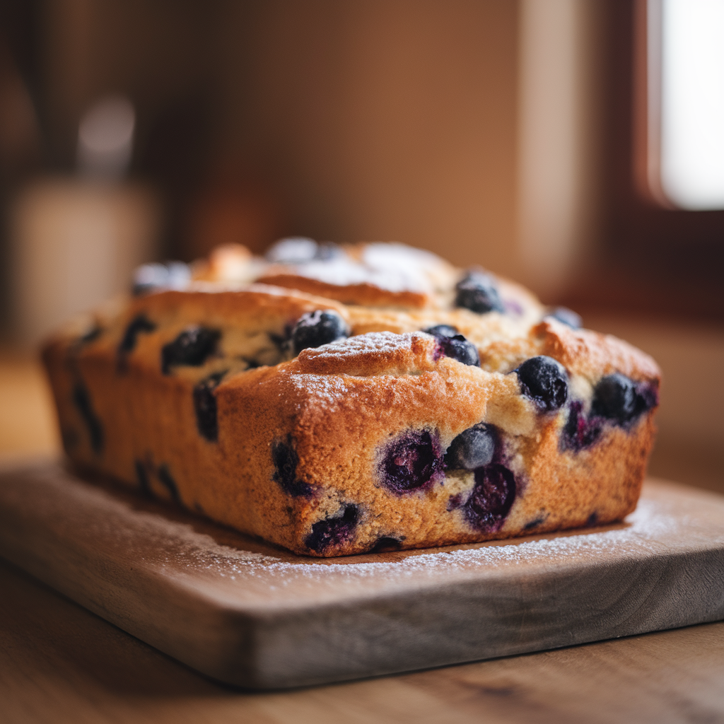 Lemon Blueberry Protein Bread